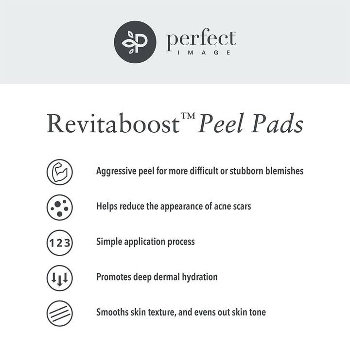 Perfect Image - Wholesale Facial Peel - Revitaboost Peel Pads - Level 27