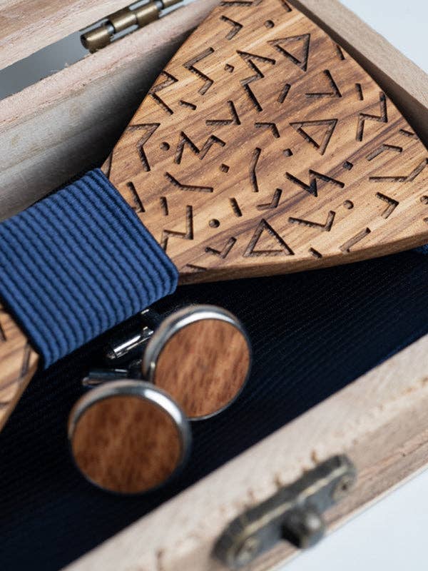 Wood&Chic – wholesale Bow Tie - Men’s – Men's Wooden Bow Tie Box - Buckthorn6