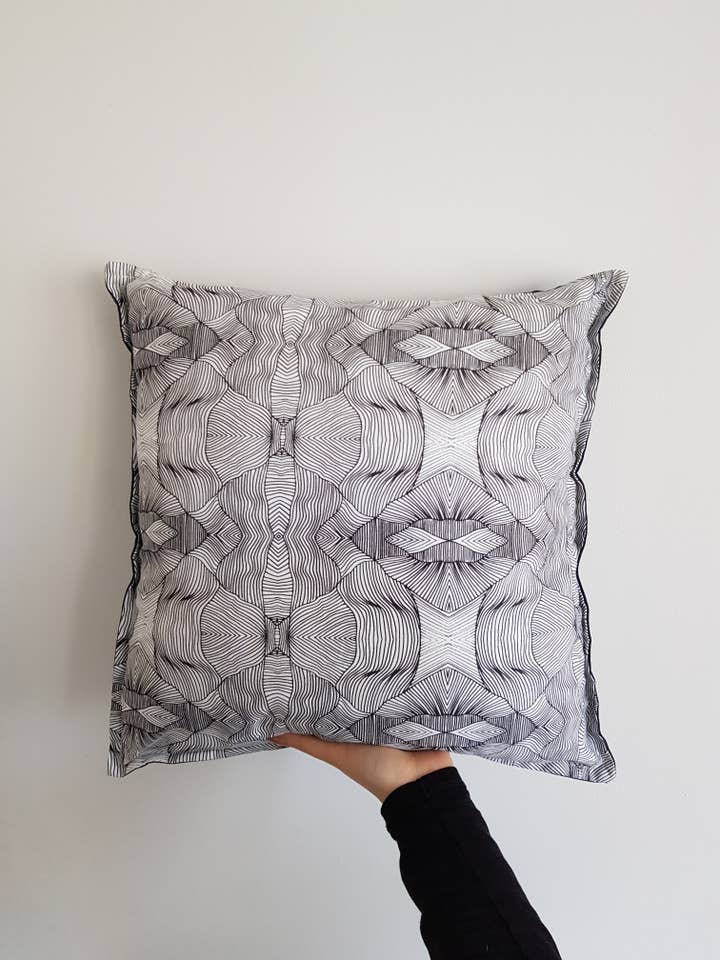 Illusion Cushion Cover for wholesale by Ilke Usluca Design