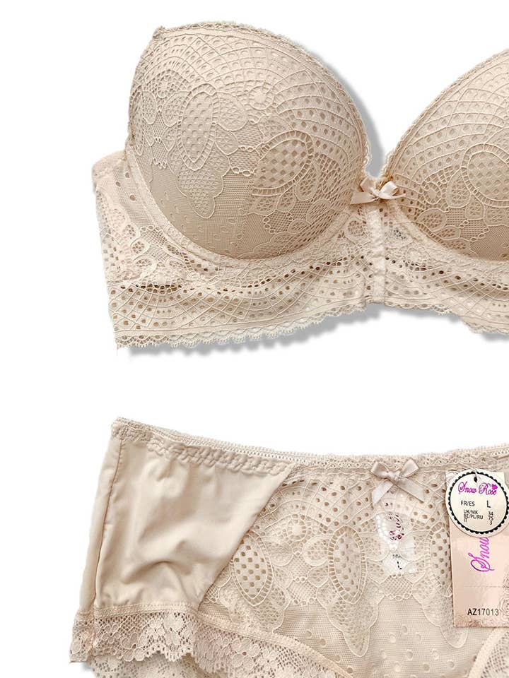 Belle Com'Elle - Wholesale Lingerie Set - Women's - Cup C Bra and Panty Set/AZ160137