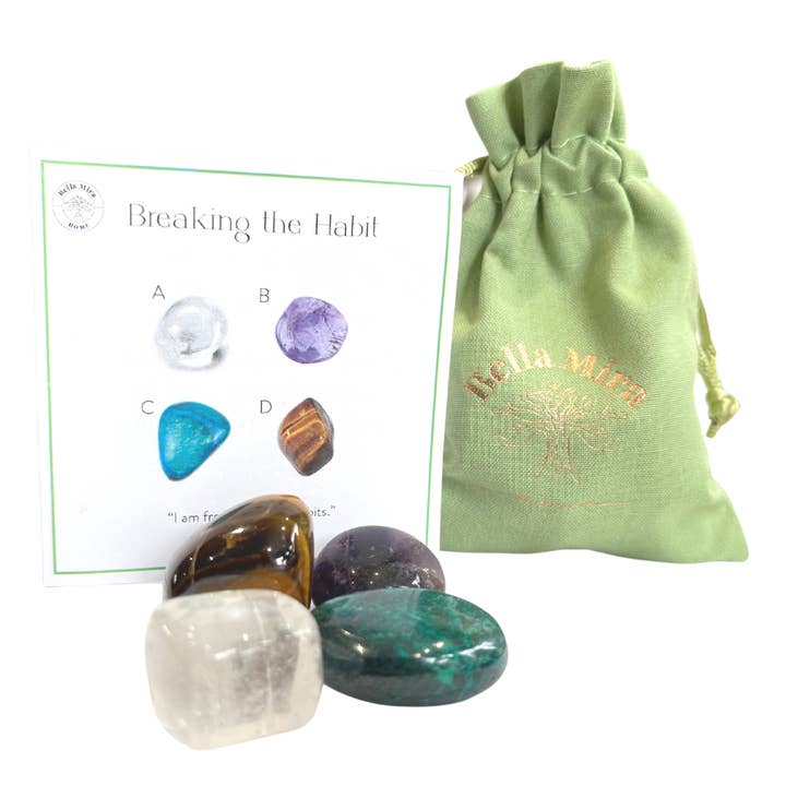 Breaking The Habit Crystals Healing Pack for wholesale by BellaMira Home