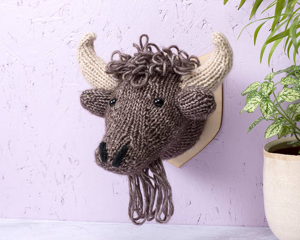 Sincerely Louise - Vente Accessoire de tricot/crochet - Kit de tricot Mini tête de bison6