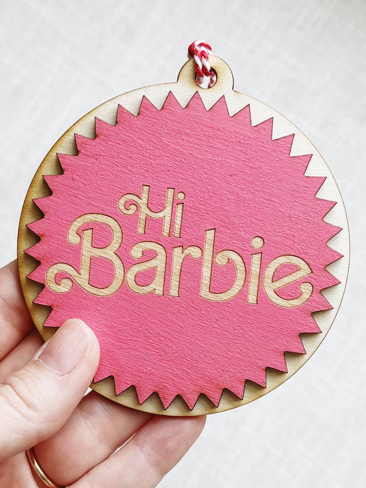 Hi Barbie Ornament for wholesale by Citizen Home Decor