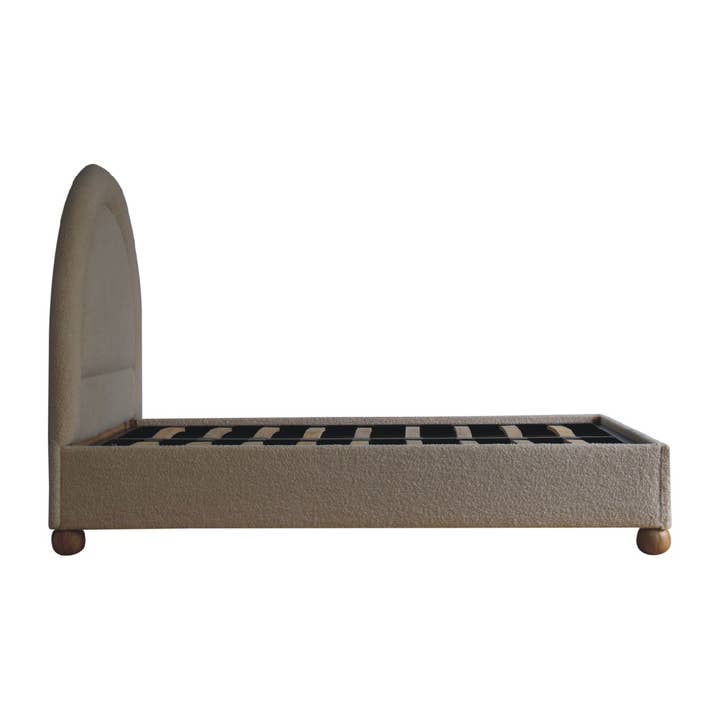 Artisan Furniture – wholesale Bed – Cream Boucle Double Bed
