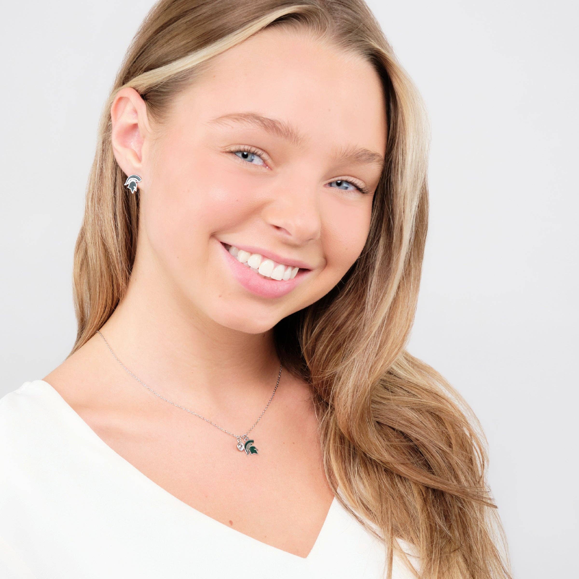 Stone Armory - Wholesale Pendant/Charm Necklace - Michigan State Spartan Charm Necklace3