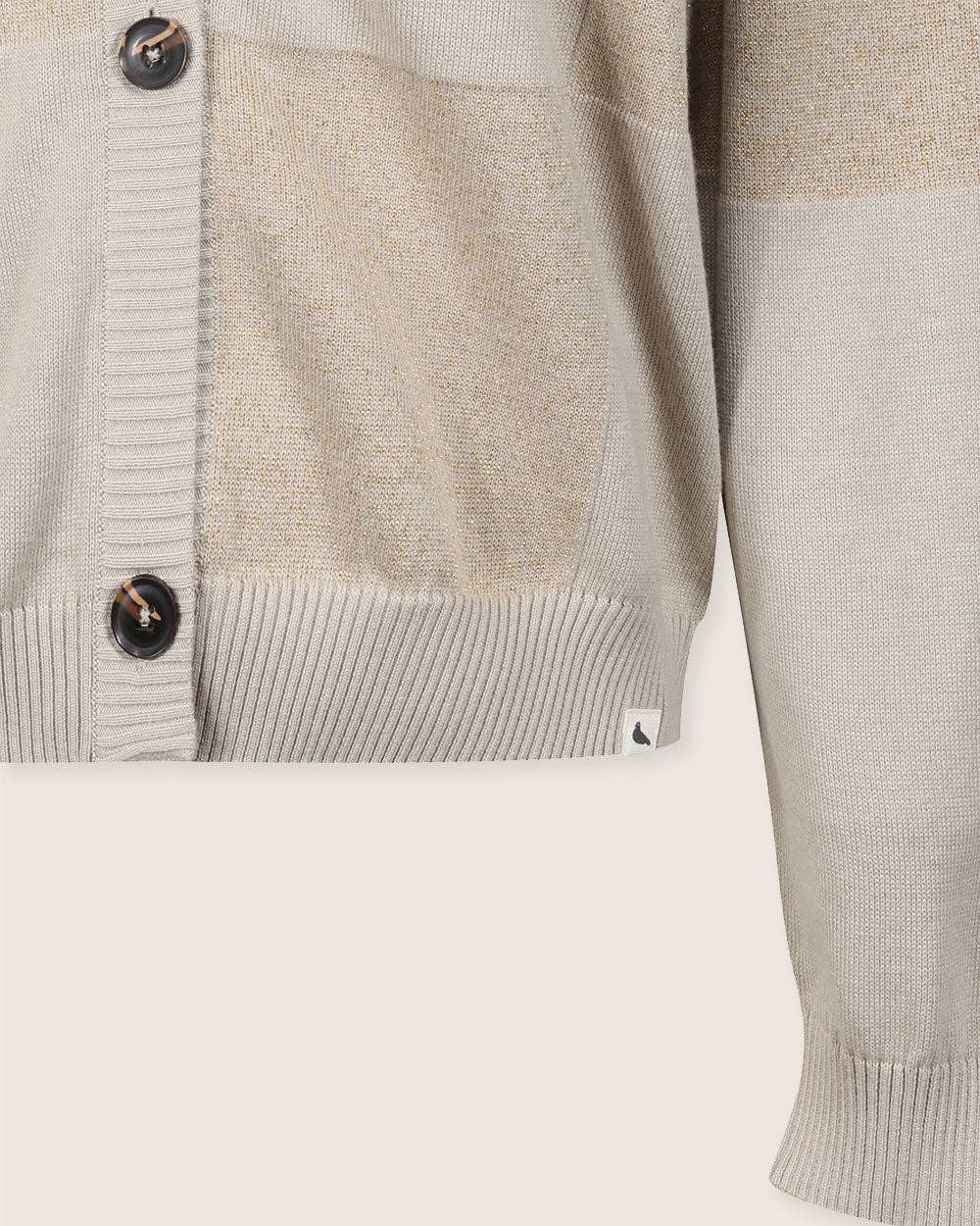 Multi Agnes Checkered Knit Cardigan for wholesale on Faire3