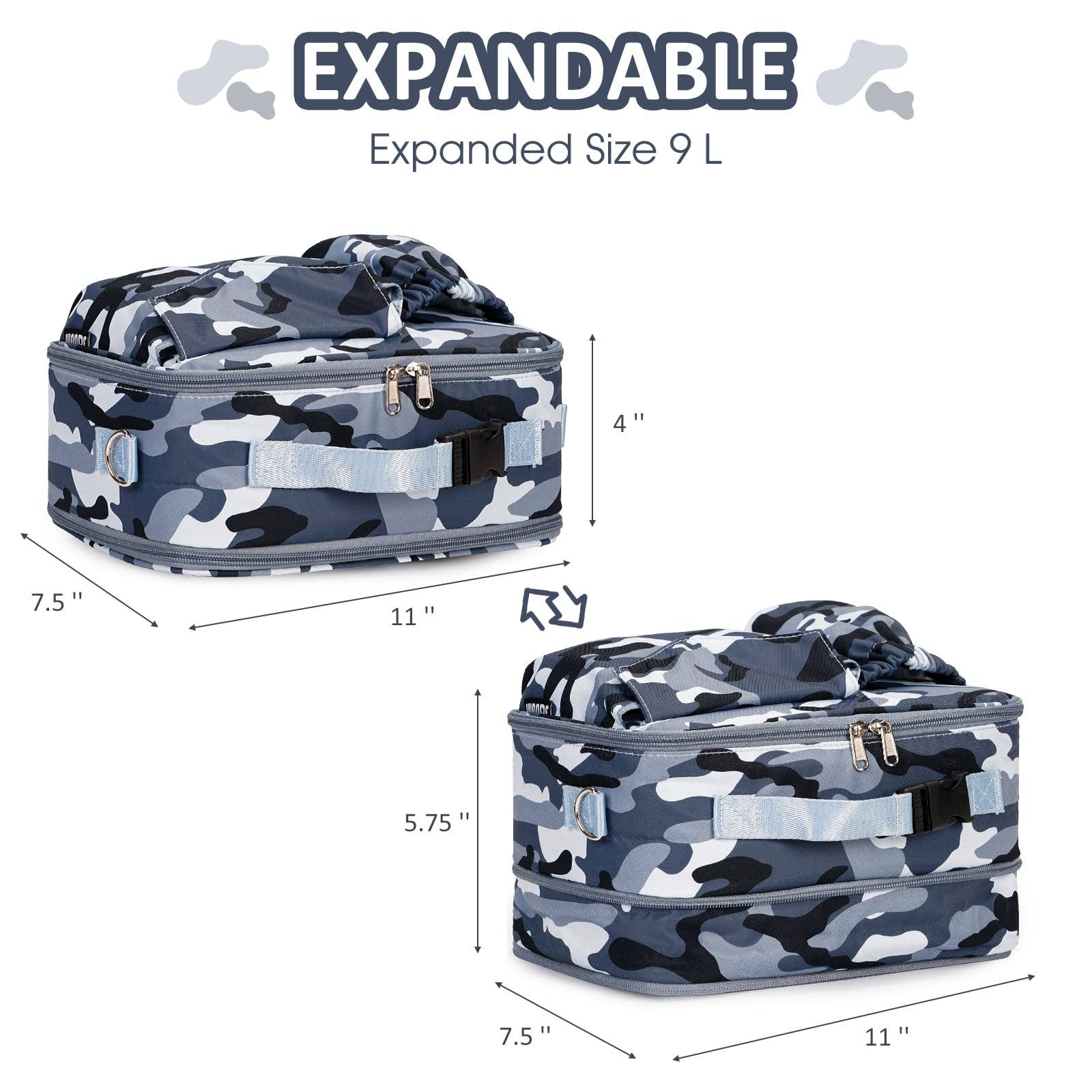 wandf – wholesale Lunch bag/box – Kids – Insulated Lunch Tote Bag Kids Expandable Lunch Box WF70481