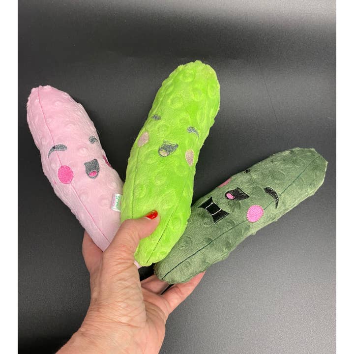 Screaming Pickles - Wholesale Pet Toy - Cat - Handmade Pet Toys - Catnip Kickers Double Stuffed Pickles5