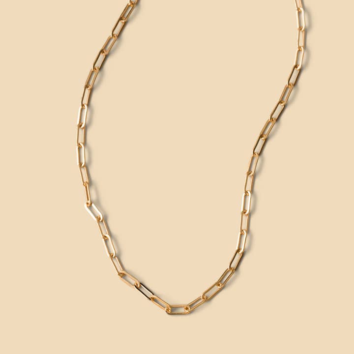 Everly Made – wholesale Link & chain necklace – Sierra Paperclip Chain2