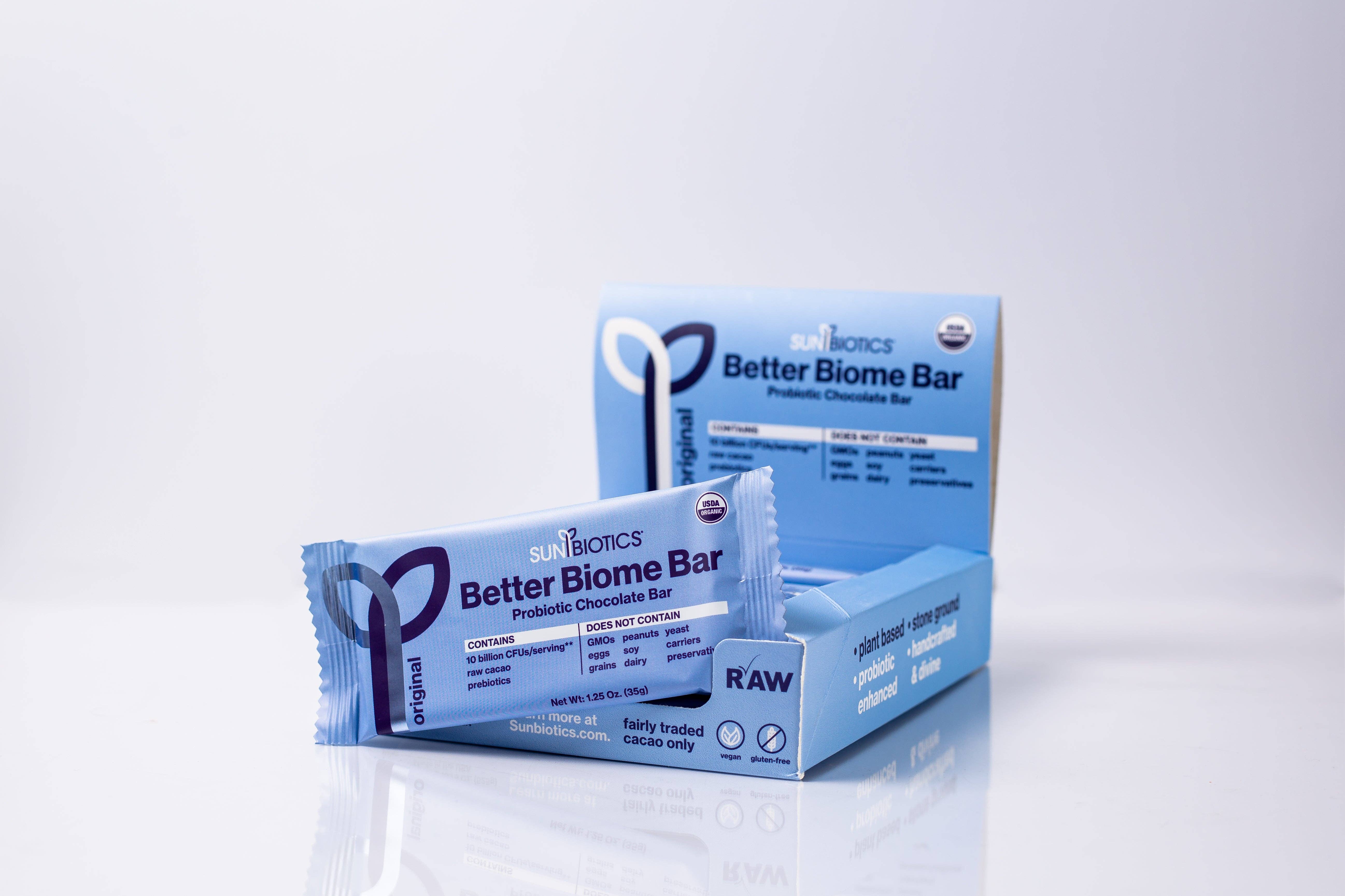 Windy City Organics - Wholesale Chocolate Bar - Better Biome Bar - Probiotic Chocolate Bar - Original3