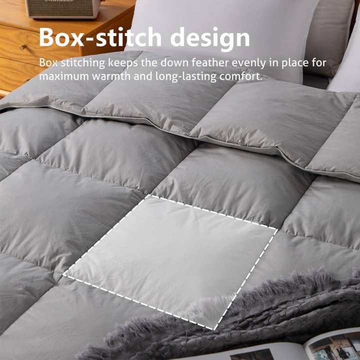 Kasentex - Wholesale Down Comforter - Down Comforter - Goose Duck All Season - 100% Cotton Cover8