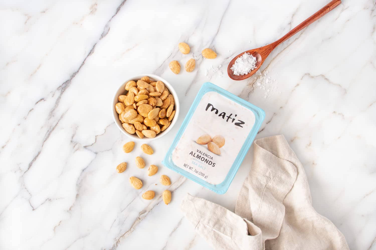 Gourmet Food Solutions, Inc. - Vente Noix - Amandes de Valence au sel de mer Matiz3