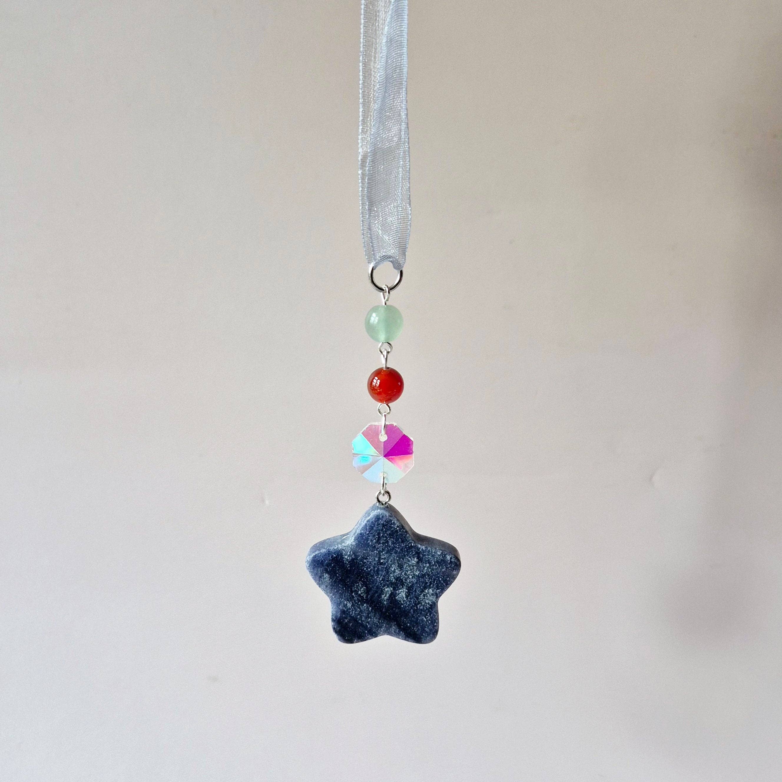 Moonlight Gemstones - Wholesale Suncatcher - Random Gemstone Christmas Star Pendants / Suncatchers7
