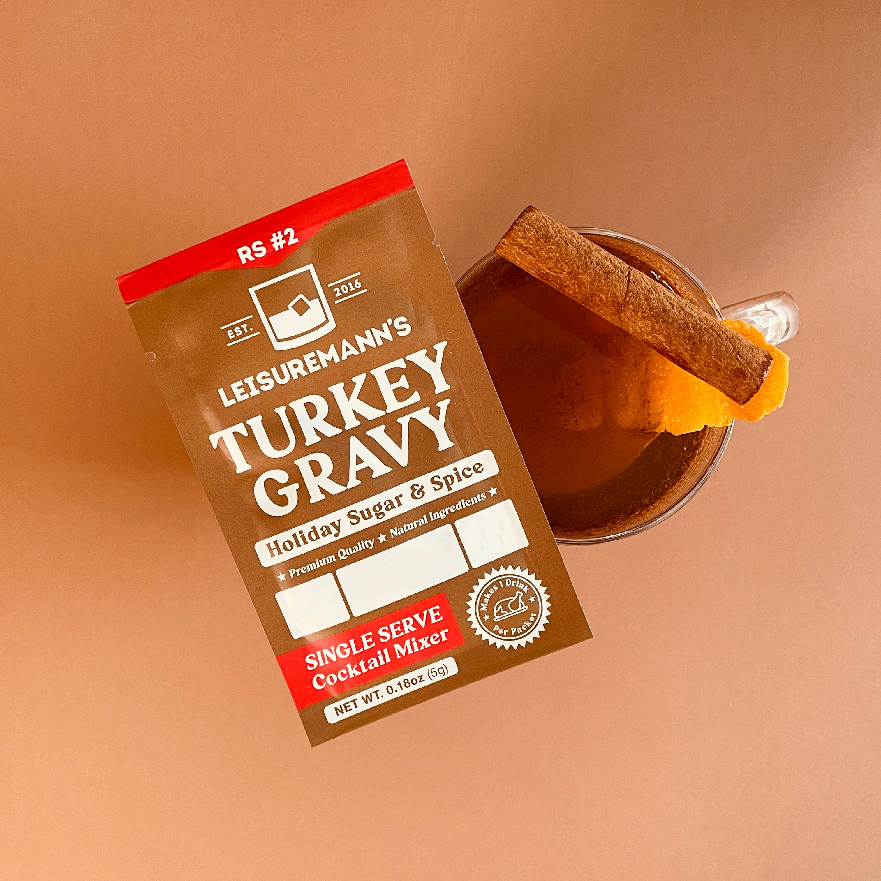 Leisuremann's Cocktail Mixes - Wholesale Cocktail Mix/Syrup - Turkey Gravy Single Serve Cocktail Mixer1