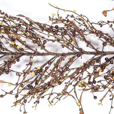 Grinalda Mista de Frutos C/ Folhas, Hw, 53In, Amista/Verde/Misto por atacado de KMI International Corp.