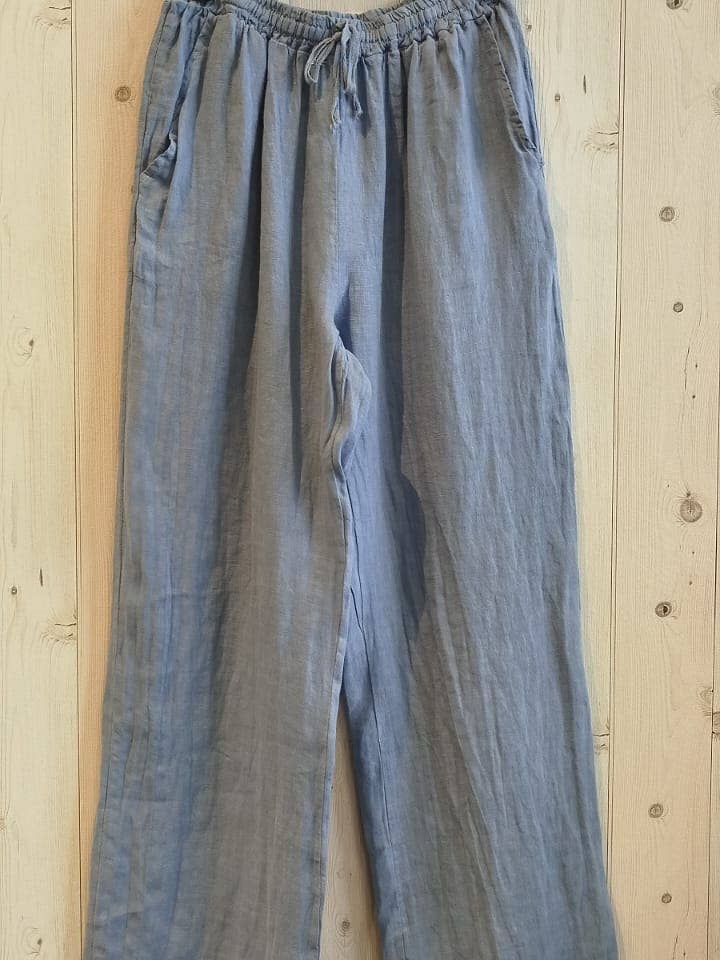 Linen & More - Venta al por mayor Pantalones - Mujer - REF 30132 PANTALON BASICO PATA RECTA LINO 100%14
