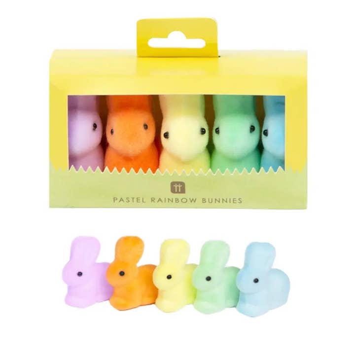 Décorations de Table Lapin Pastel - Lot de 5 | Décor de Pâques | pour la vente par Talking Tables USA