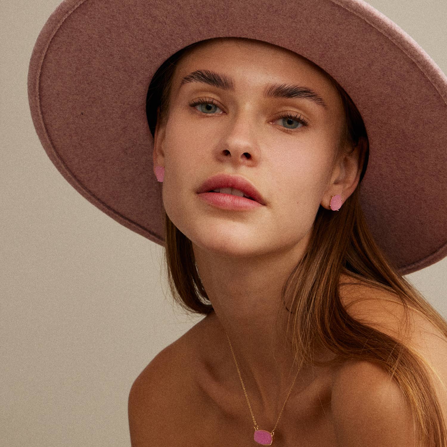 Lilla Haven - Wholesale Pendant/Charm Necklace - Druzy Stone Charm Short Necklace38