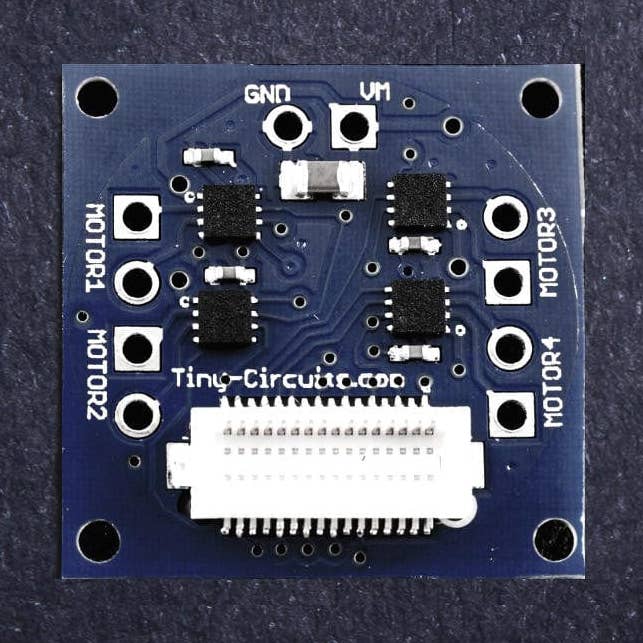 Motor x4 TinyShield (discontinued) for wholesale by TinyCircuits