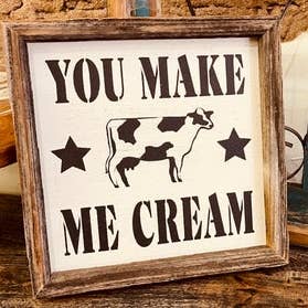 Reclaimed Woodworks Home Decor - Wholesale Bord/bordje - Grappige Jij Laat Me Smelten Bord RUSTIEKE MUURDECORATIE1