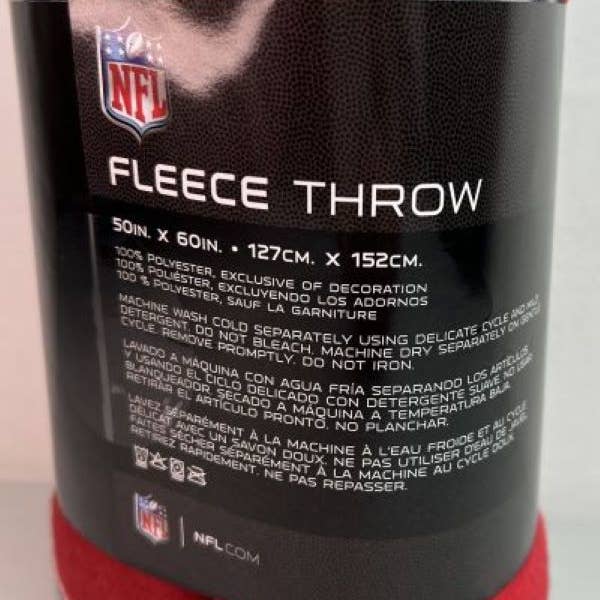 Wildwood Enterprises LLC - Wholesale Playing Cards - Kansas City Chiefs NFL Football Fleece Throw Blanket4