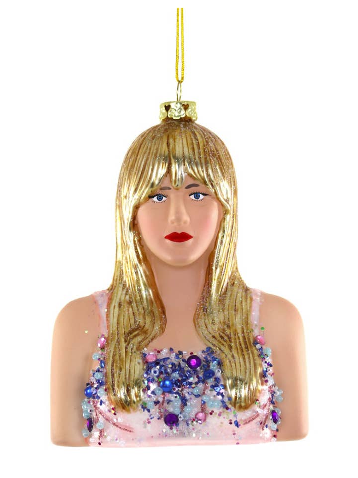 Taylor Swift Glass ornament for wholesale by RACHEL GEORGE