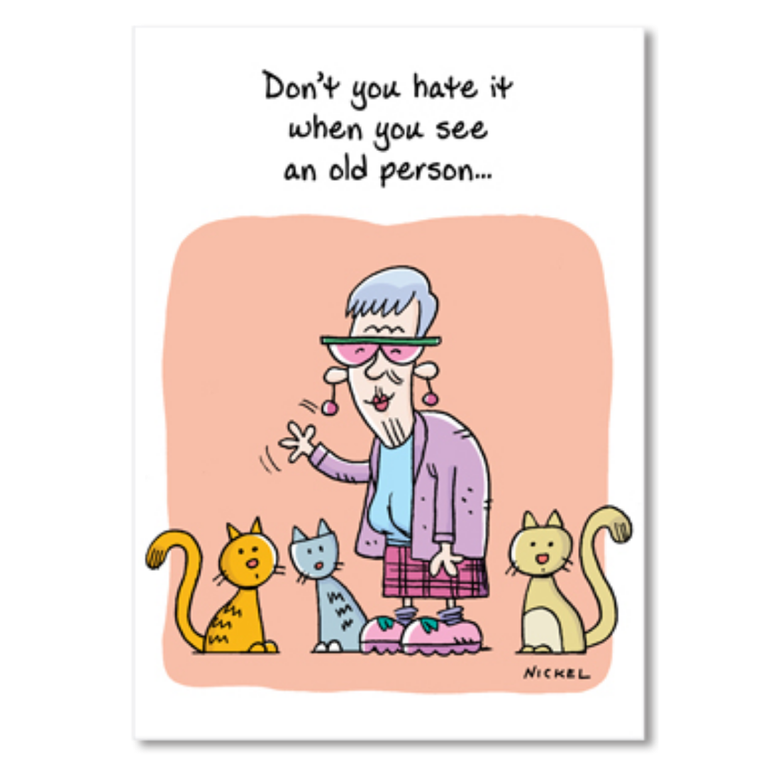 Oatmeal Studios – wholesale Födelsedagskort – Födelsedagskort för gammal person - 91792