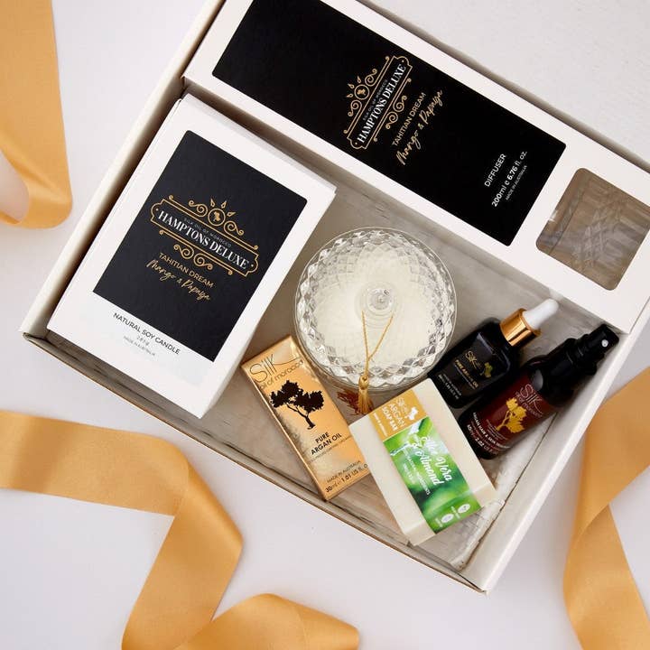 Silk oil of Morocco - Wholesale Bath & body set - Tahitian Dream Hamptoms Hamper