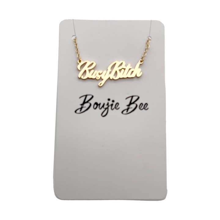 Collana Boujie Bee «Busy Bitch» per la vendita all'ingrosso da parte di Dirty Bee