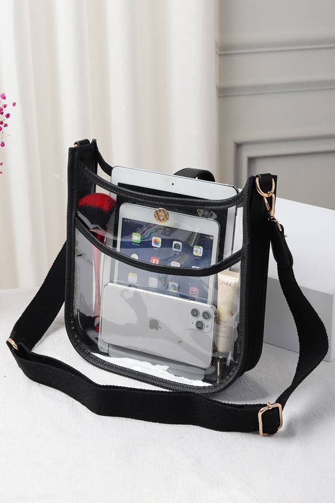 Hana – wholesale Crossbody bag – Women's – Clear Stadium Crossbody Bag19