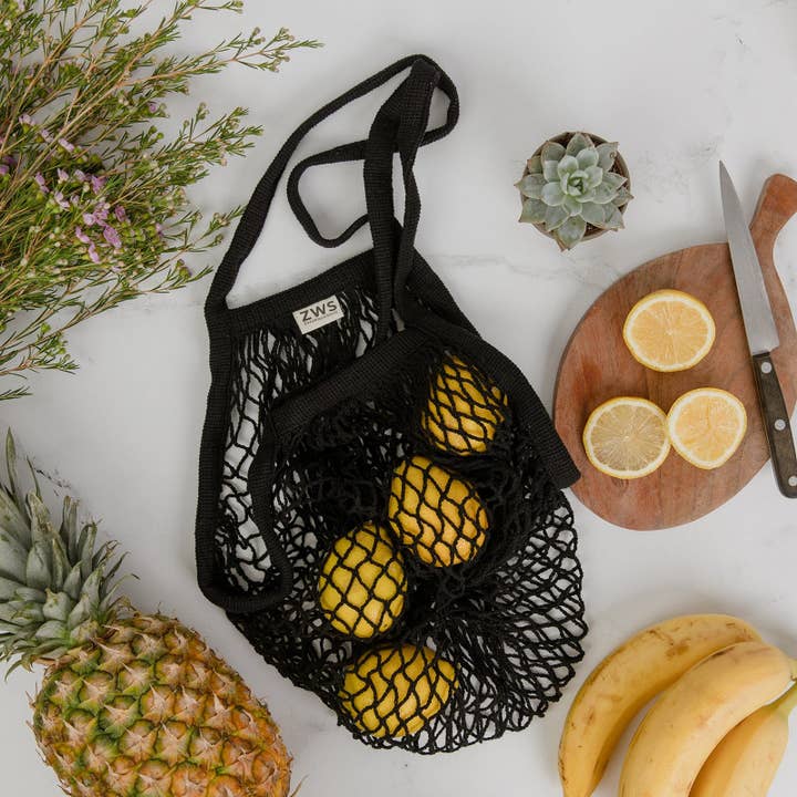 ZWS Essentials - Wholesale Grocery/Shopping Bag - Organic Cotton String Bag - 2 Colors