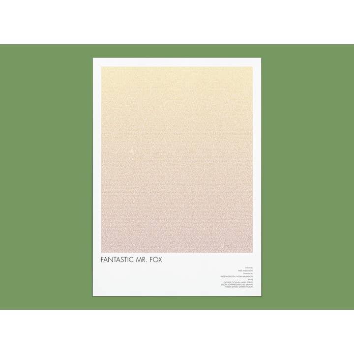 Fantastic Mr. Fox Movie Poster for wholesale by Fade Out Prints
