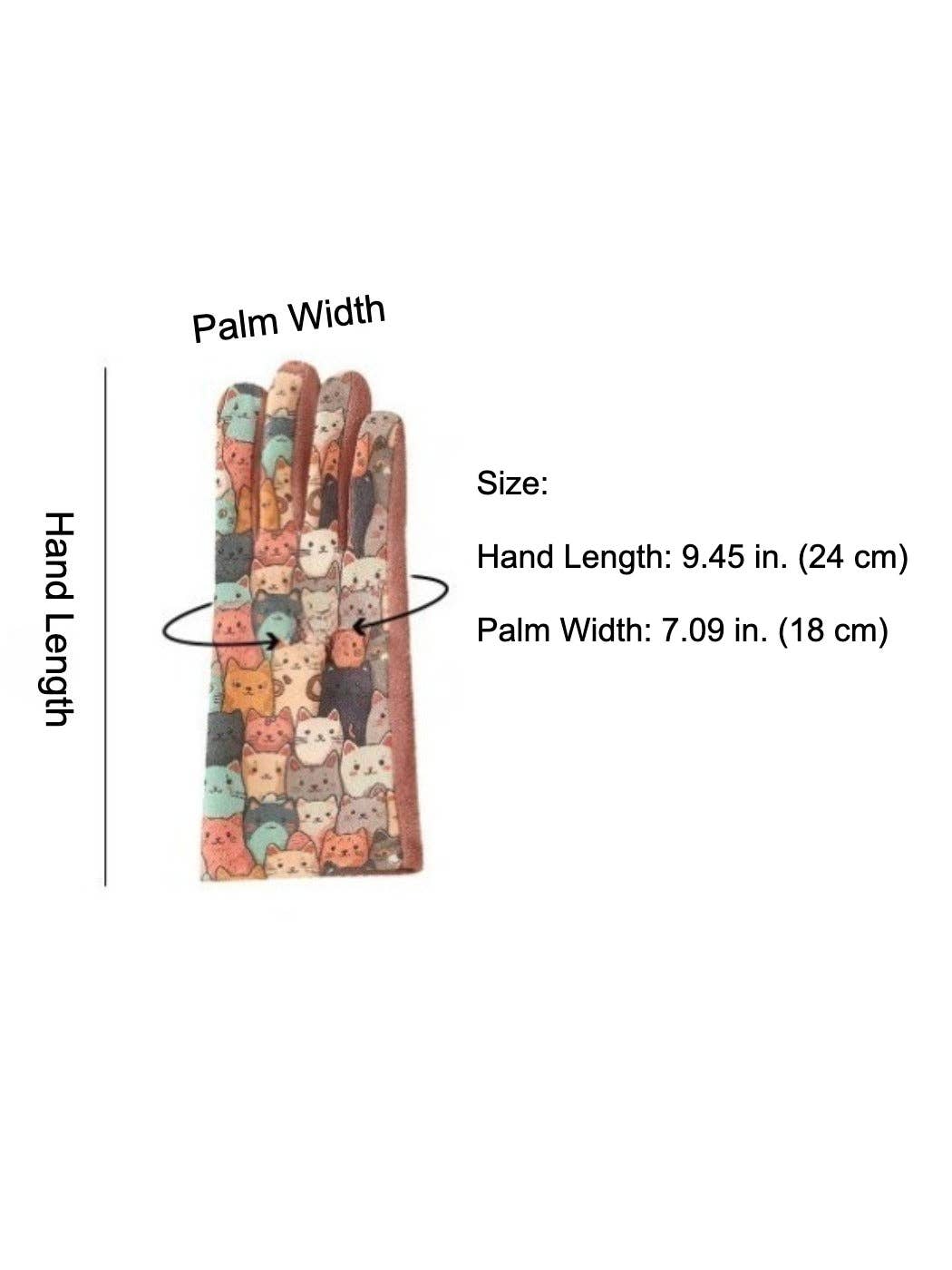 Funkyrel® Atzbranding Limited - Wholesale Gloves - Women's - Gloving – 3D Cat Print Touchscreen Winter Gloves8