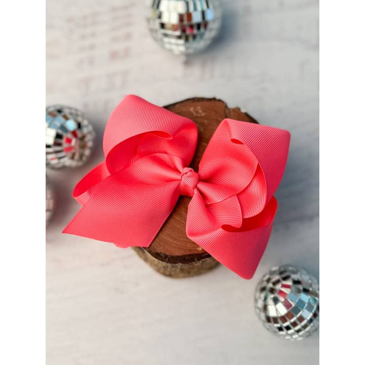 The Hair Bow Company - Wholesale Hair Bow - Kids - Classic Grosgrain Hair Bow - Alligator Clip - 4.5"36