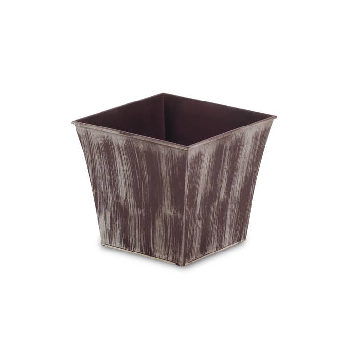 Cheungs Home Decor - Wholesale Plant Pot - 6.5 Inch Square Tapered Plastic Pot24
