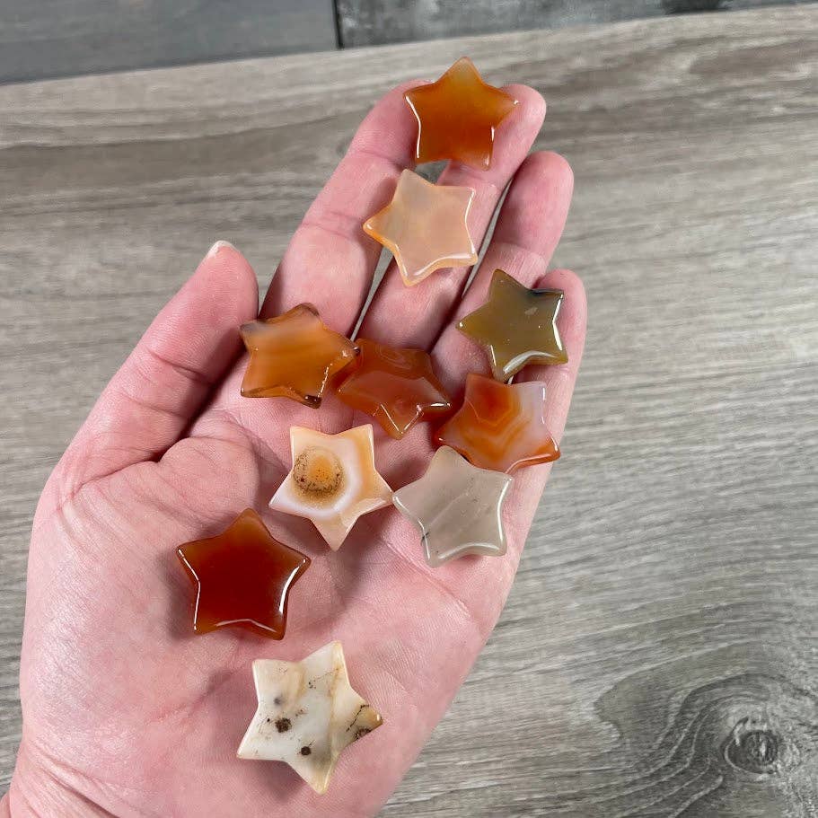 Keystone Crystals - Vendita all'ingrosso Pietra/cristallo spirituale - Forme di stelle in pietra preziosa da 1 pollice – Cristalli sfusi per regali5