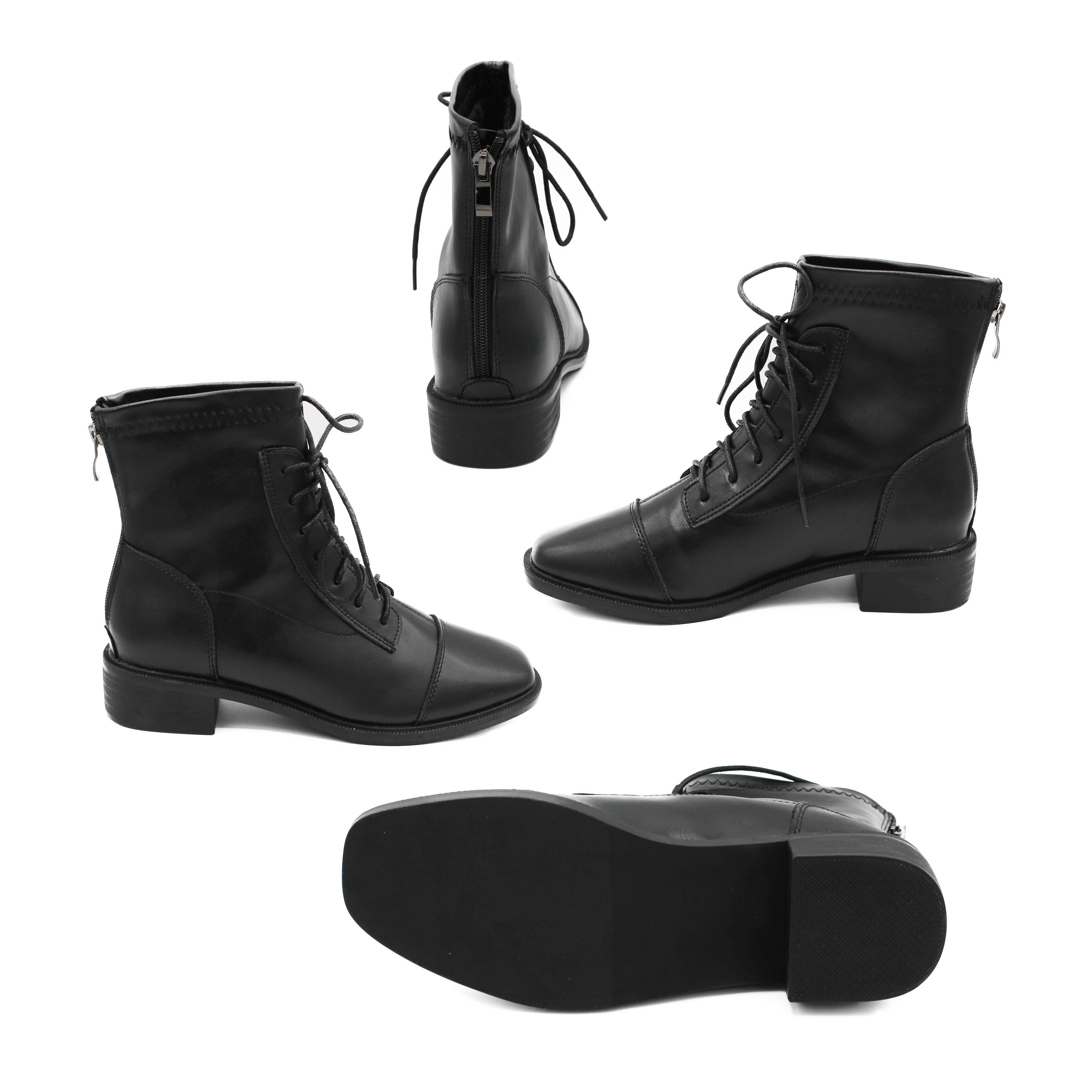 Negro Zerimar Women’s Boots: Stylish & Comfortable with Heel for wholesale on Faire1