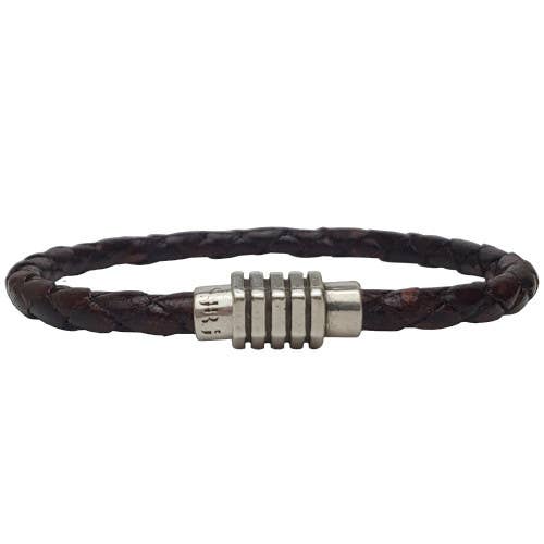 The Essence of Silver – Großhandel Gewebtes/geflochtenes Armband – Geflochtenes Lederarmband für Herren, Damenarmband, Vintage1