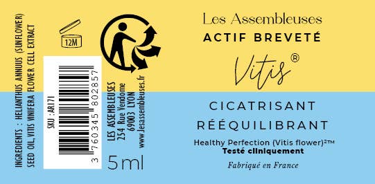 Les Assembleuses – Großhandel Gesichtsserum/-konzentrat – Active Vitis – Heilend – Ausgleichend – 5 ml Wiederverkauf1