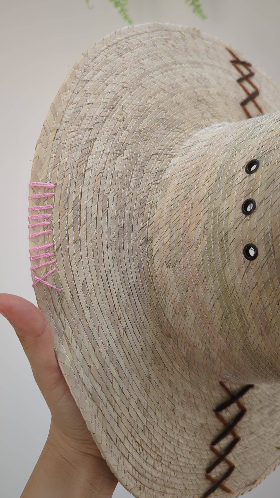 The Faria - Wholesale Straw Hat - Women's - Straw hat with embroidered decoration11