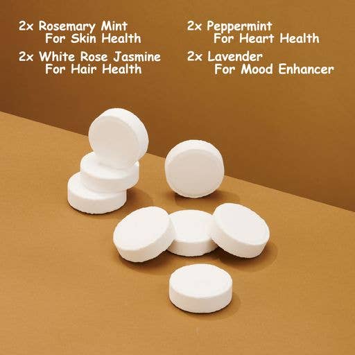 Lovery – wholesale Shower steamer/bomb – Shower Steamers, 8 Essential Oil Shower Bombs, Aromatherapy4