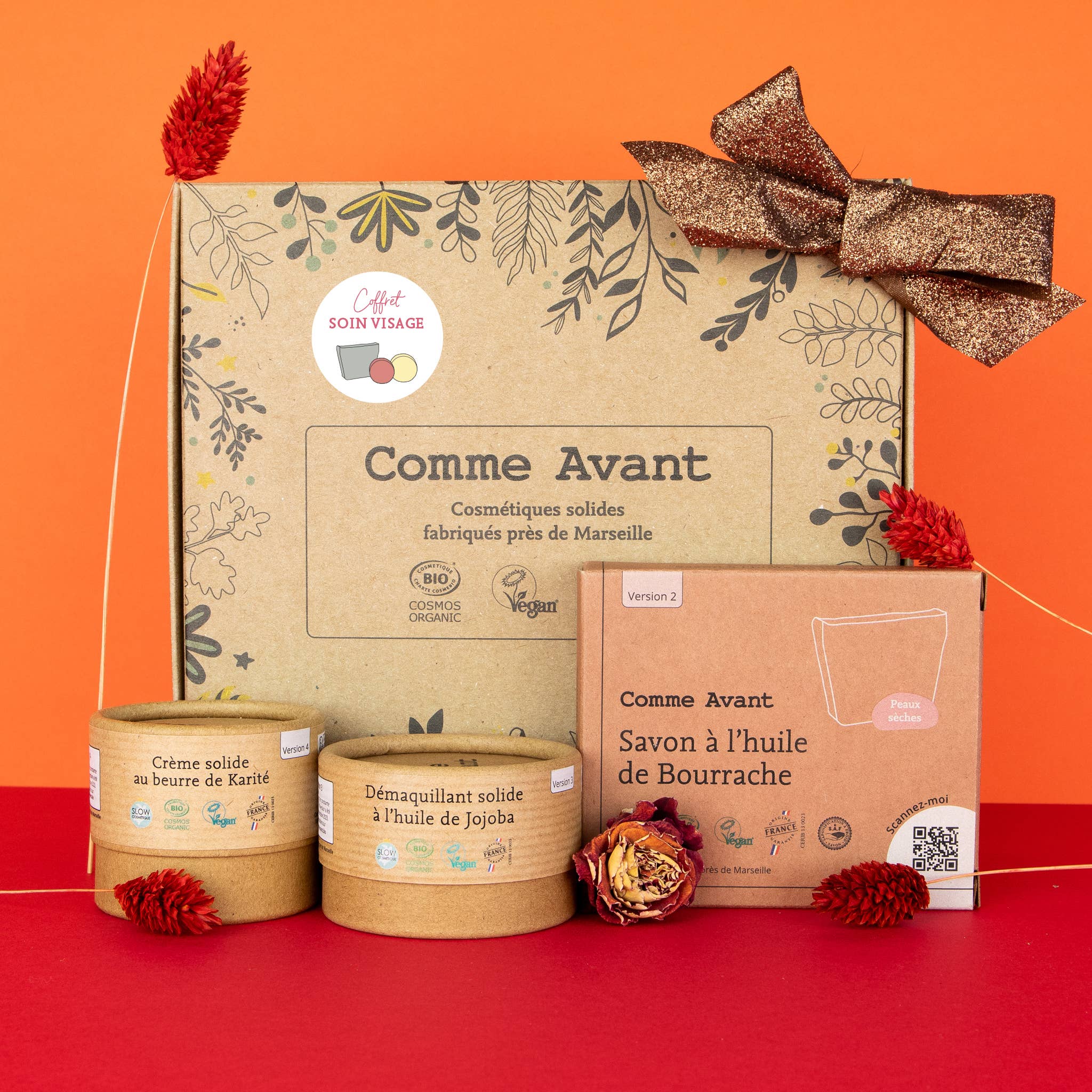 Comme Avant - Venta al por mayor Kit de cuidado facial - Caja - Rutina facial sin residuos1