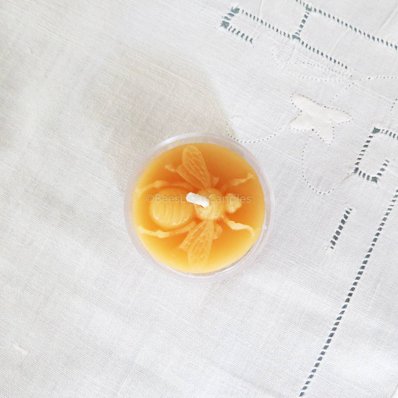 Bees Light Candles - Wholesale Tea light candles - Honey Bee Tealight Beeswax Candles3