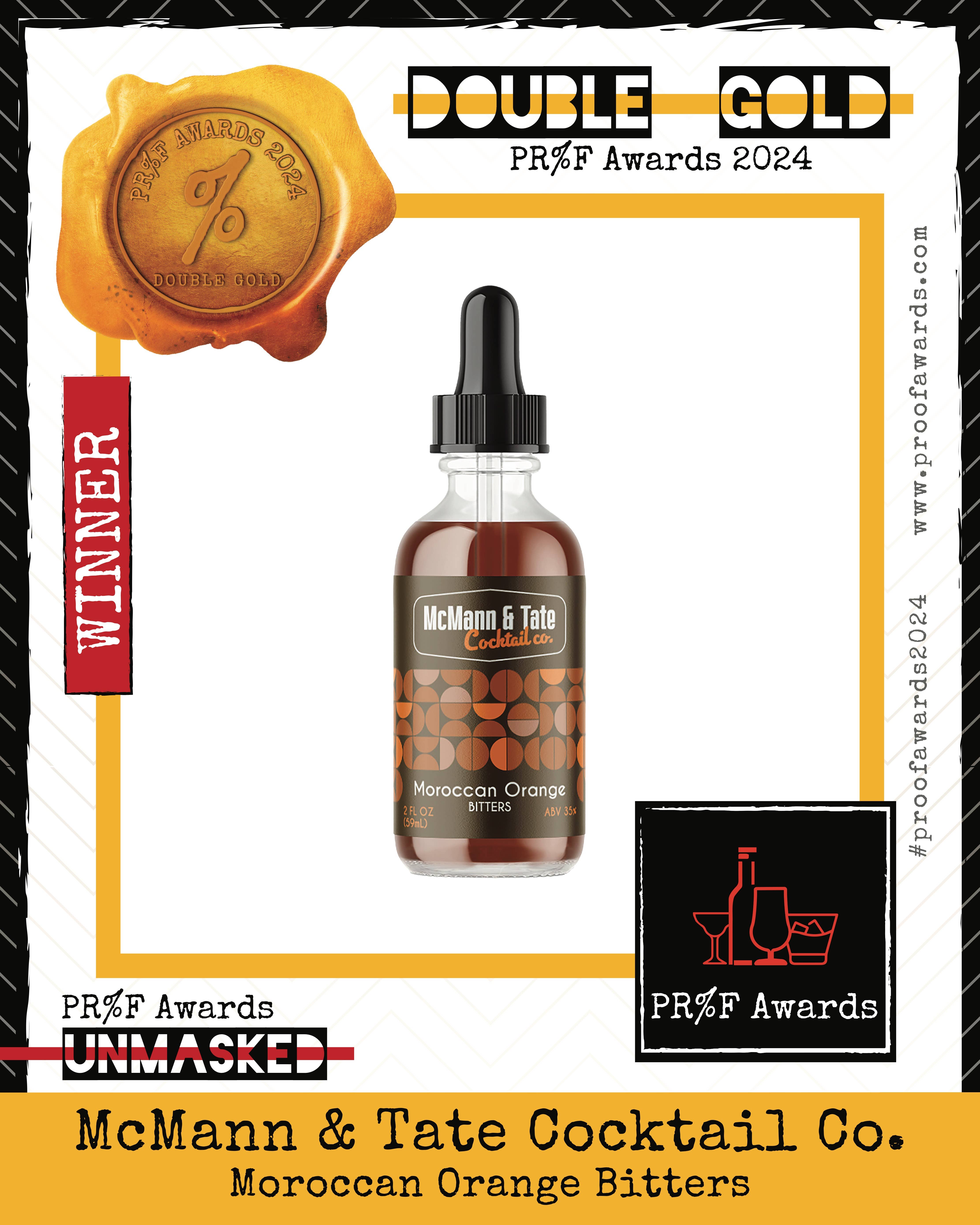 McMann & Tate Cocktail Co. - Wholesale Bitters - Moroccan Orange Cocktail Bitters2