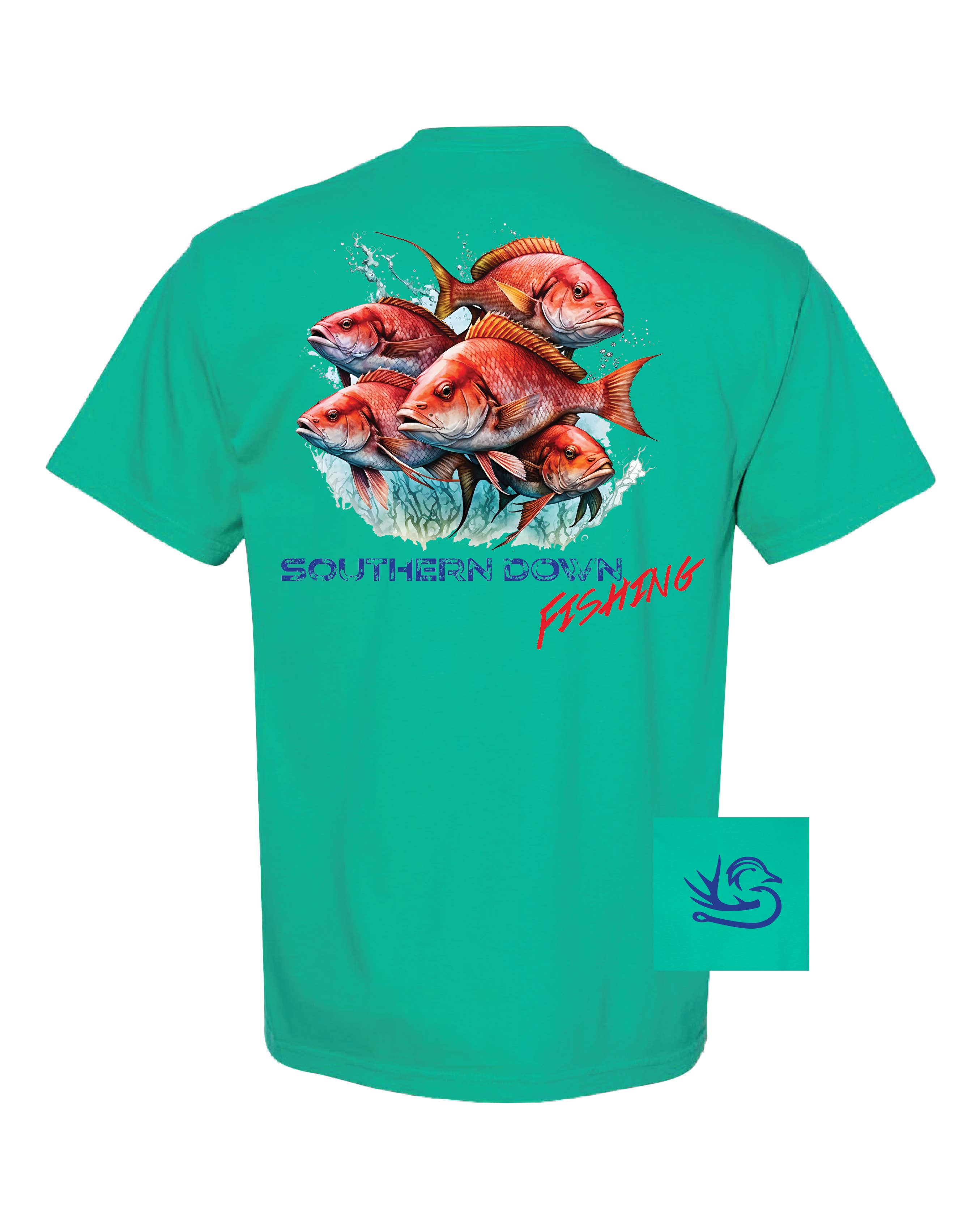Southern Down Outfitters - Wholesale Screen printed t-shirt – Men′s - Snapper Tee