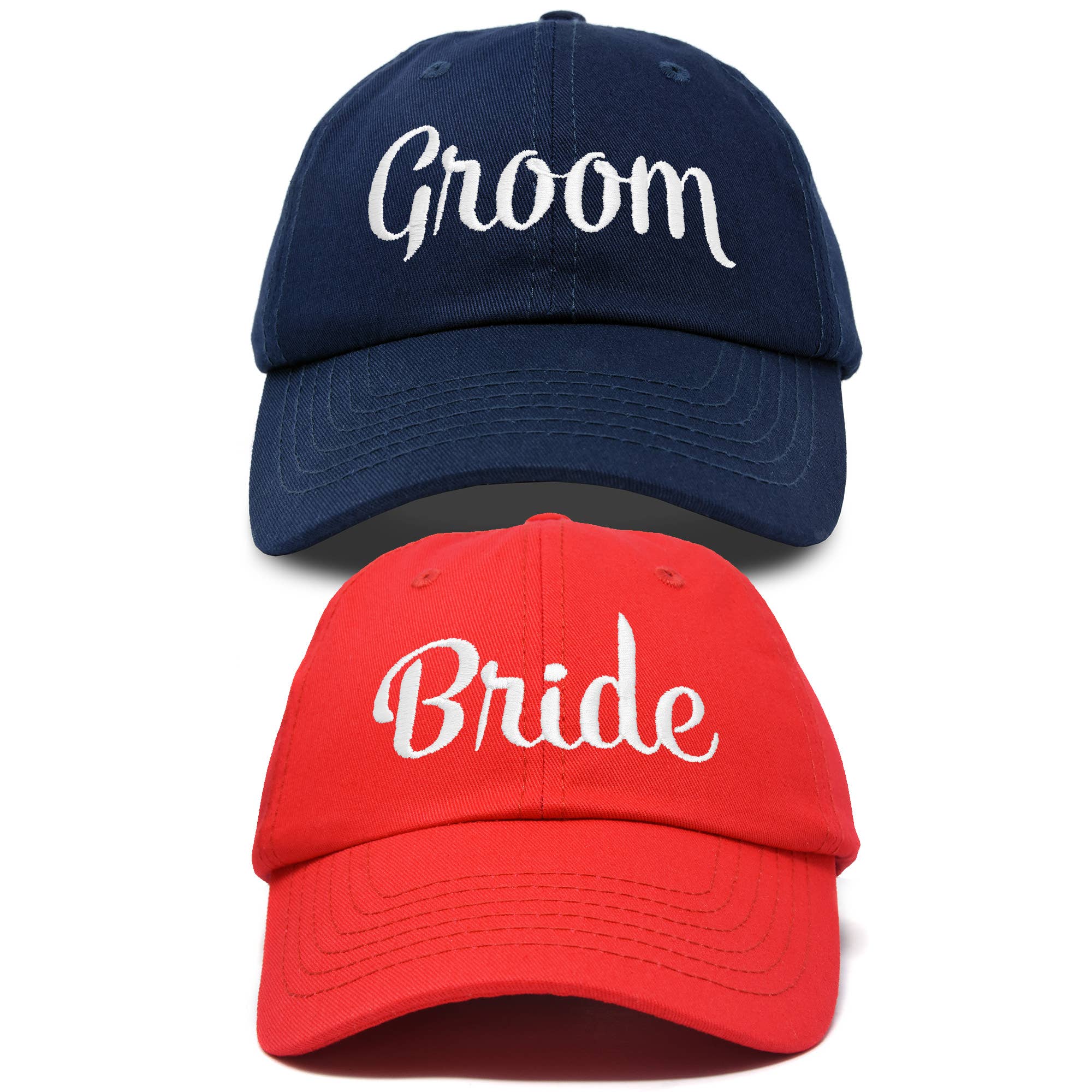Dalix - Venta al por mayor Gorra de béisbol - Unisex - DALIX Novia Novio Papá Sombreros Gorras De Béisbol Gorras De Boda Recién Casados52