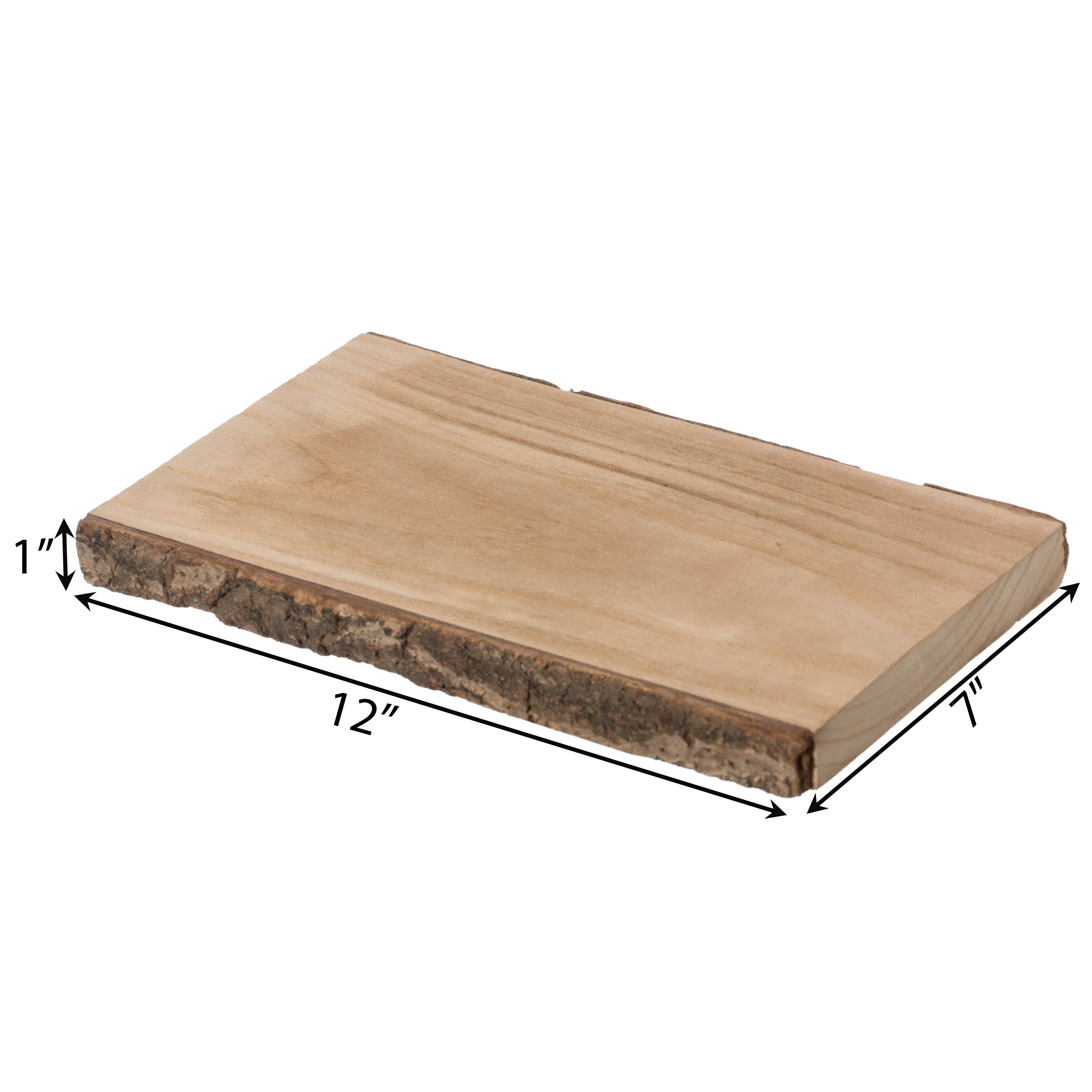 Quickway Imports - Wholesale Serving Tray - Rustic Natural Tree Log Wooden Rectangular Serving Tray6