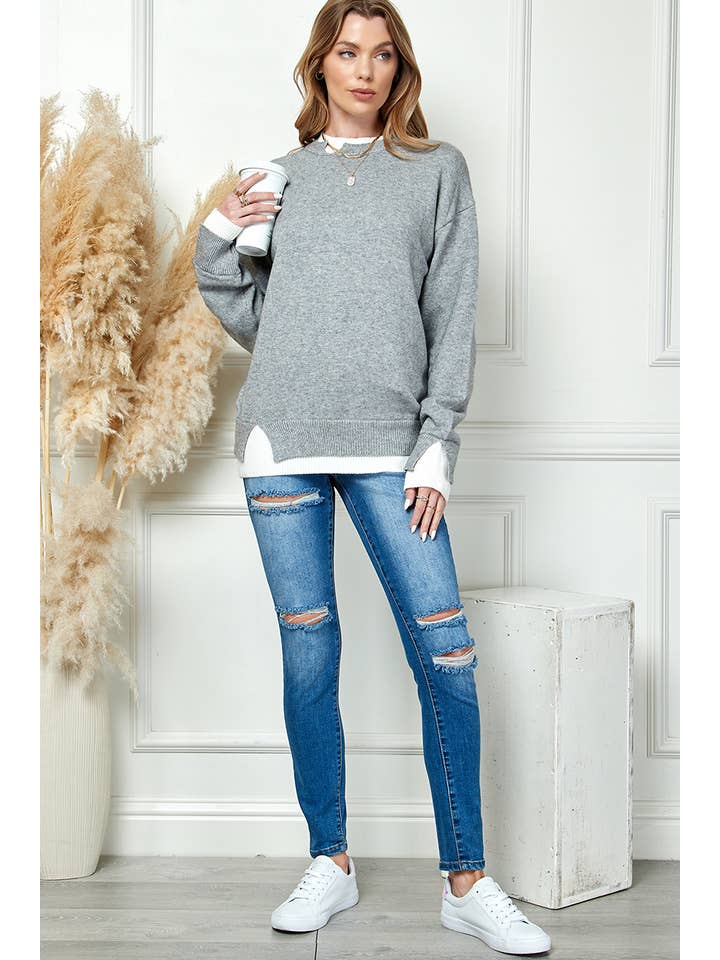 Cezele - Vendita all'ingrosso Maglione tricot - Donna - Maglione in maglia a maniche lunghe - 100% acrilico5