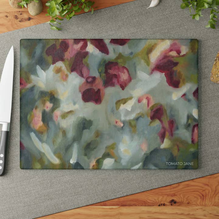 Tomato Jane Glass Cutting Board, Collection 1 for wholesale by Tomato Jane