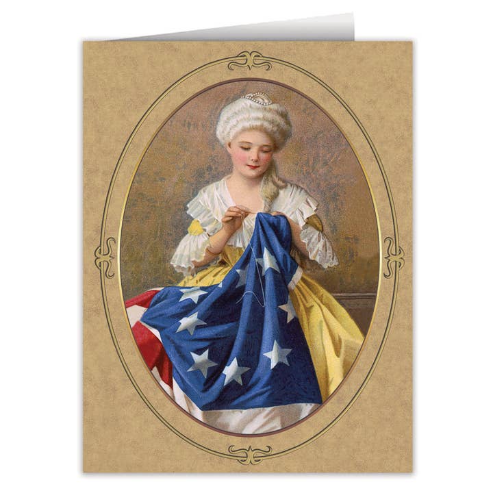 Nelson Gifts Wholesale - Wholesale Stationery/Notecard Set - Betsy Ross Note Card